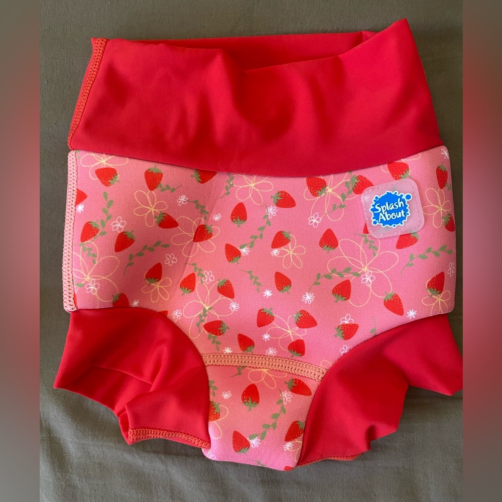 Splash About Kids Strawberry Pink Swim Nappy Cover